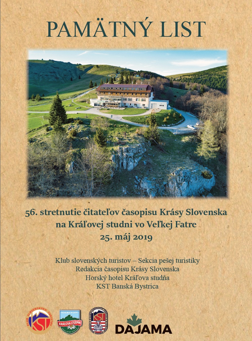 25.5.2019: Kráľova studňa (56. stretnutie čitateľov KS)